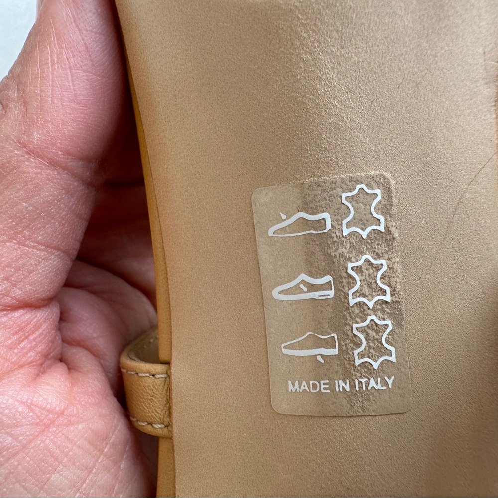 Tod's Beige leather sandals Sz 39 - Picture 6 of 7